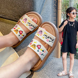 VLOVELAW Baby Slippers Cartoon New Girls' Non-Slip Casual Shoes  Summer Fashion Little Girls' Outdoor Sandals