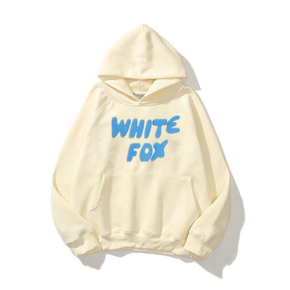 VLOVELAW  Popular trade autumn and winter sweater men and women WHITE Alcatraz FOX male and female students hooded trendy sweater