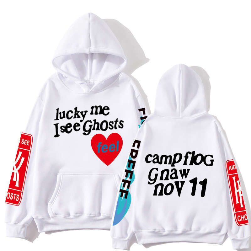 VLOVELAW KANYE WEST Kanye album KIDS SEE GHOSTS FREEEE HOODIE print sweater hoodie