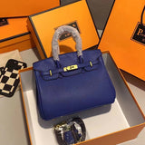 vlovelaw Candy Color Birkin Bag Women's Handbag Shoulder Messenger Bag Fashion All-Match Large Capacity Totes Women's Bag Wholesale