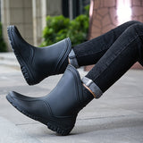 Men's Fashion Non-slip Waterproof Wear-resistant Rain Boots