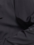 vlovelaw  Plus Size Drawstring Pockets Coat, Casual Long Sleeve Lapel Coat For Fall, Women's Plus Size Clothing