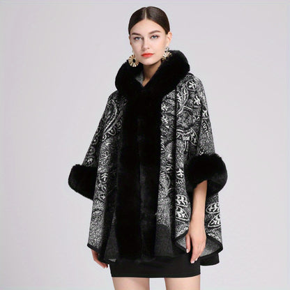 65.02cmX165.0cm Imitation Rabbit Fur Shawl Scarf Collar Imitation Cashmere Cloak Winter Cold And Warm Shawl Wrap