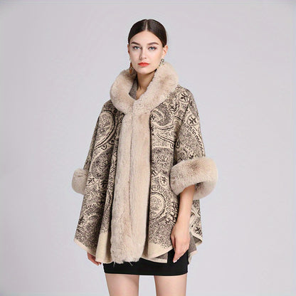 65.02cmX165.0cm Imitation Rabbit Fur Shawl Scarf Collar Imitation Cashmere Cloak Winter Cold And Warm Shawl Wrap