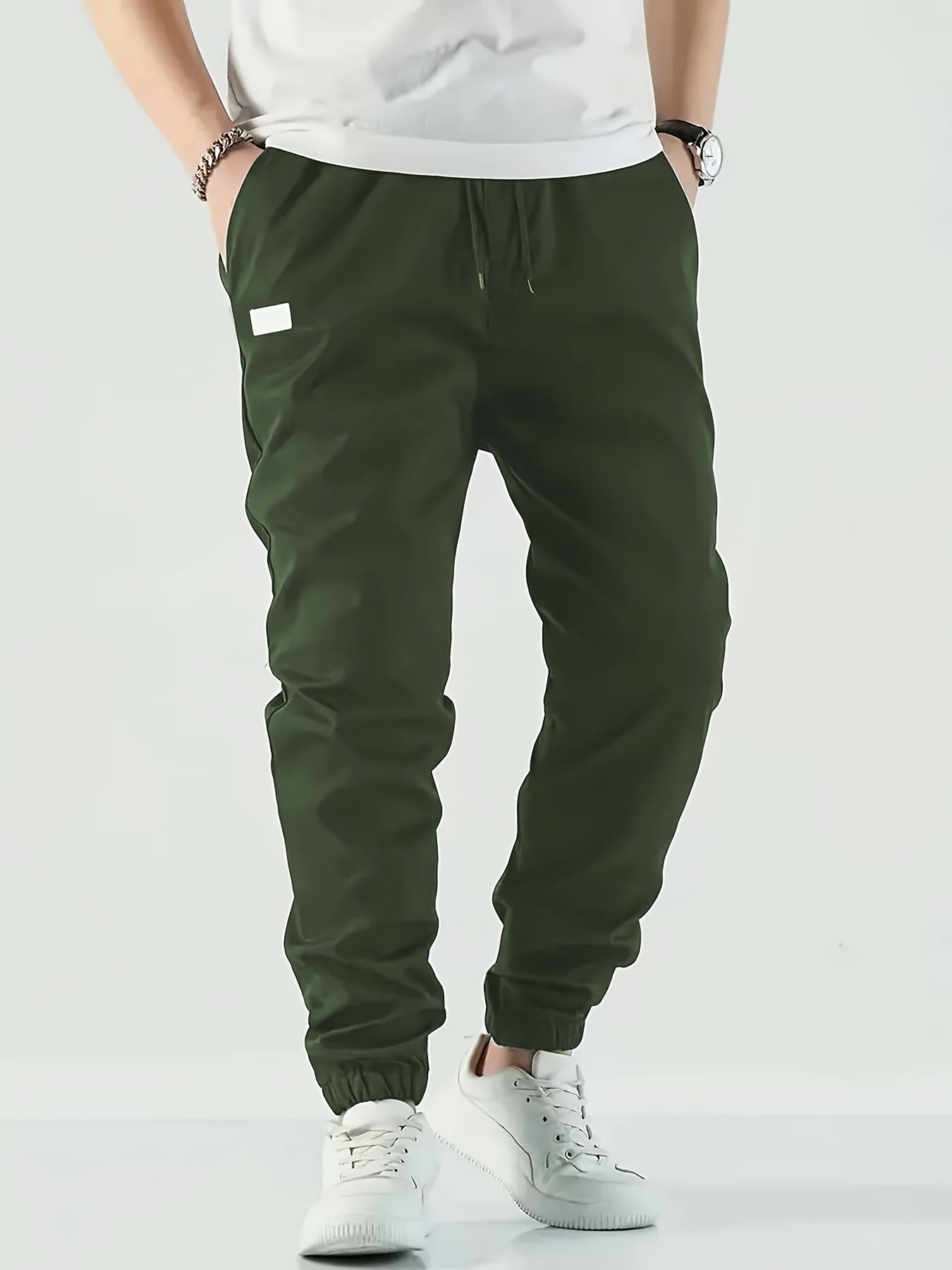 vlovelaw  Classic Cargo Pants, Men's Multi Flap Pocket Trousers, Loose Casual Outdoor Pants, Men's Work Pants Outdoors Streetwear Hiphop Style