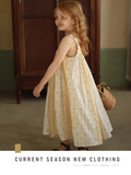 Girls Charming Floral Sleeveless Swing Dress - Perfect for Summer Casual/Holiday Wear - A Fashionable Gift Idea