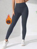 Women's Winter Warm Fleece Lined Sports Leggings, Thermal Yoga Pants, Women's Activewear