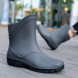 Men's Fashion Non-slip Waterproof Wear-resistant Rain Boots