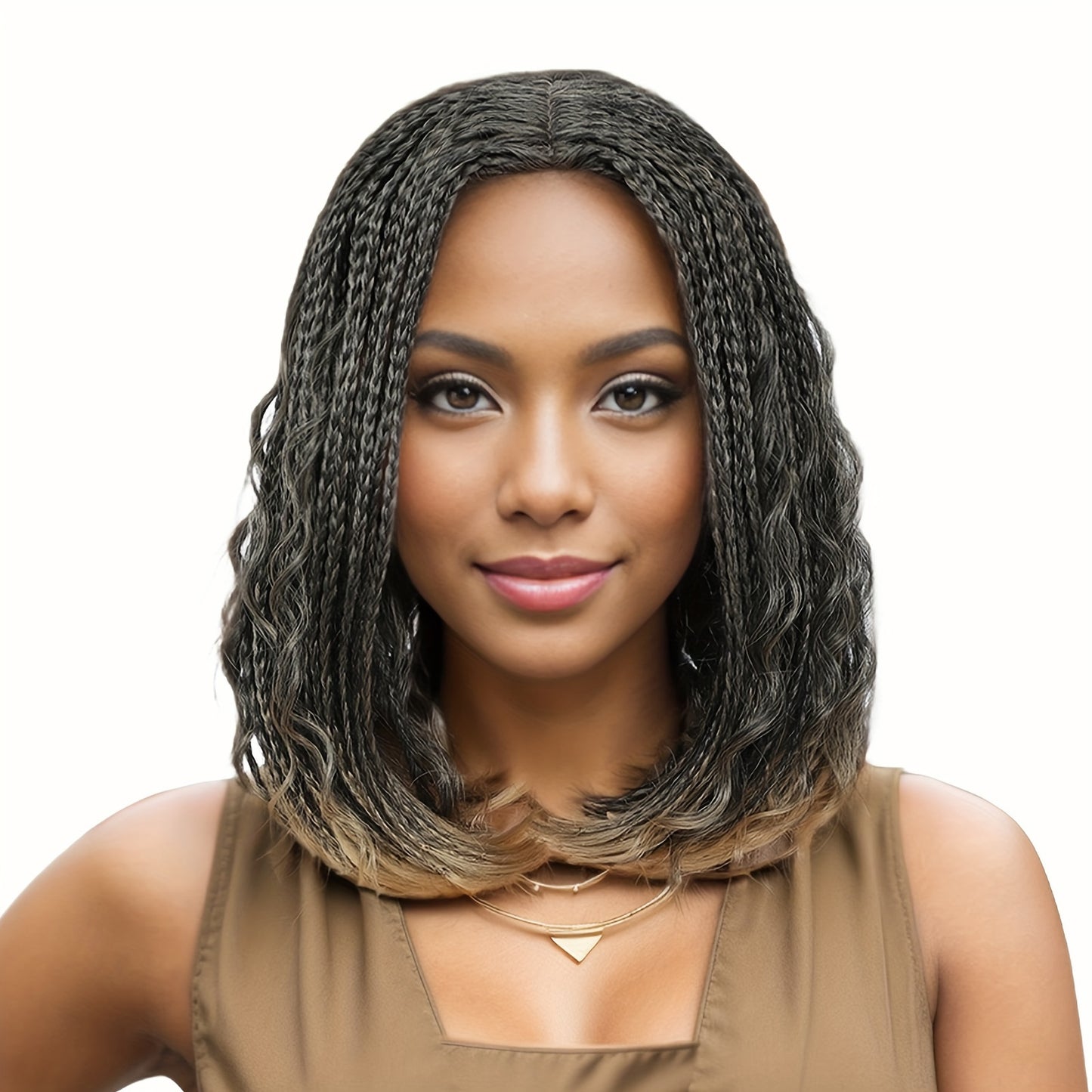 Elegant 12-Inch Short Bob Box Braided Wig With Free Tress - Heat Resistant Synthetic Fiber, Crochet Style For Women Bob Wigs For Women Short Bob Wigs For Women