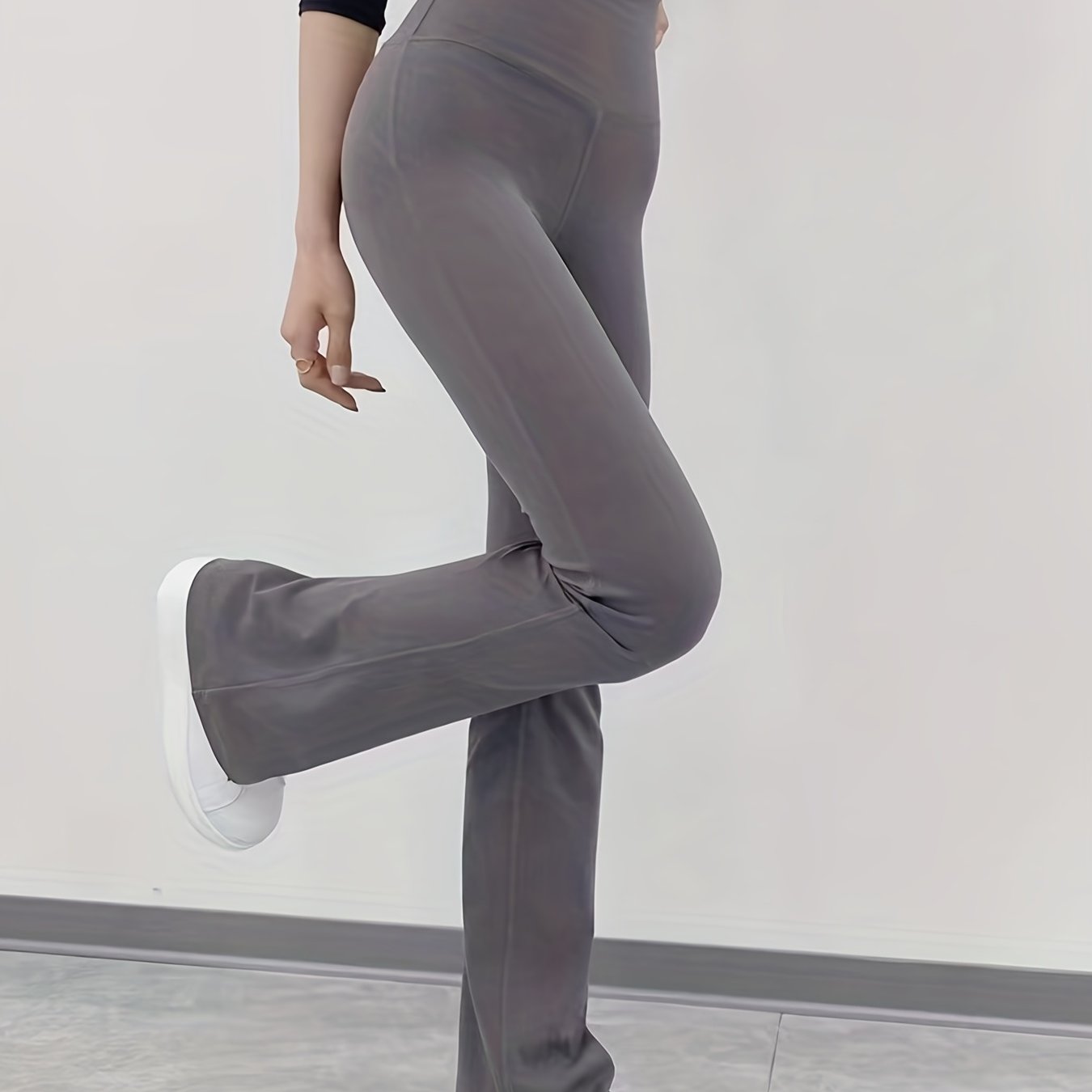 Look and Feel Fabulous in These Women's High Waisted Bootcut Leggings - Perfect for Yoga, Workouts & Casual Wear!