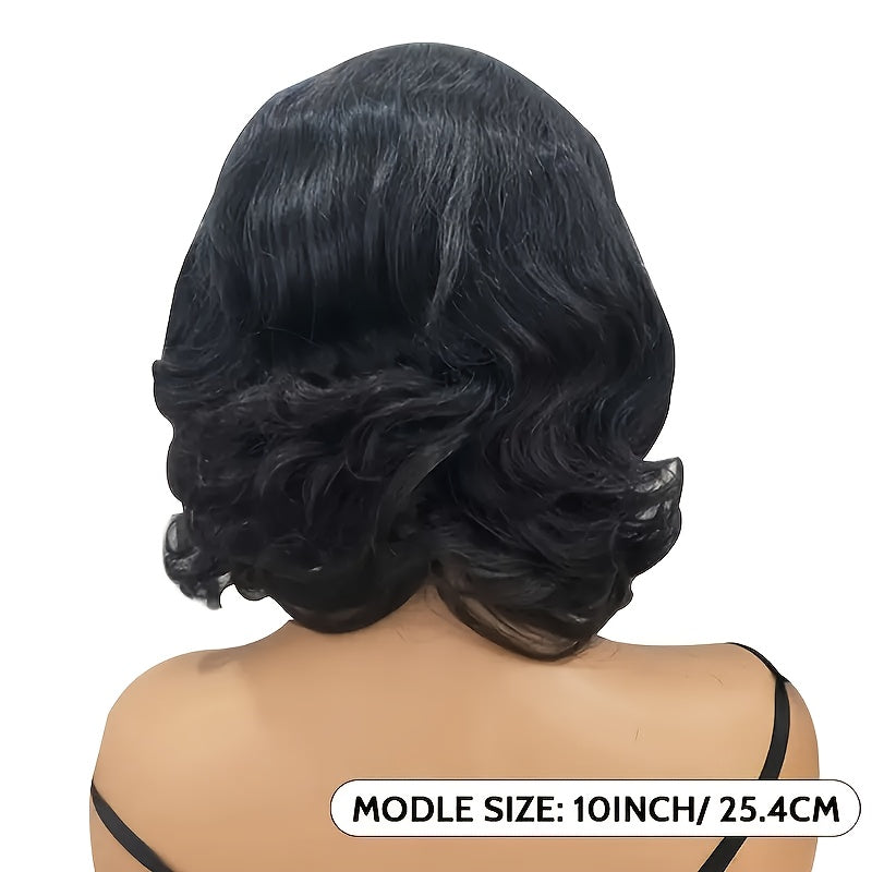 Short Bob Wigs Body Wave Lace Wig Human Hair 180% Density 4x4 Glueless Wigs Pre Plucked With Baby Hair For Women Brazilian Virgin Human Hair Wigs Natural Color