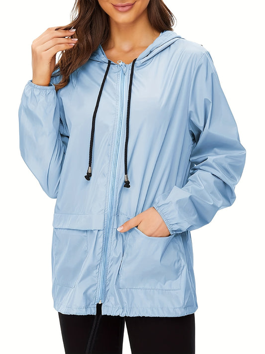 vlovelaw  Women's Outwear Lightweight Rain Jacket Women Packable Raincoats Jacket