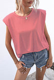 Fashion Casual Solid Patchwork O Neck T-Shirts