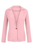 Fashion Casual Solid Color Slim Lapel Outerwear(6 Colors)