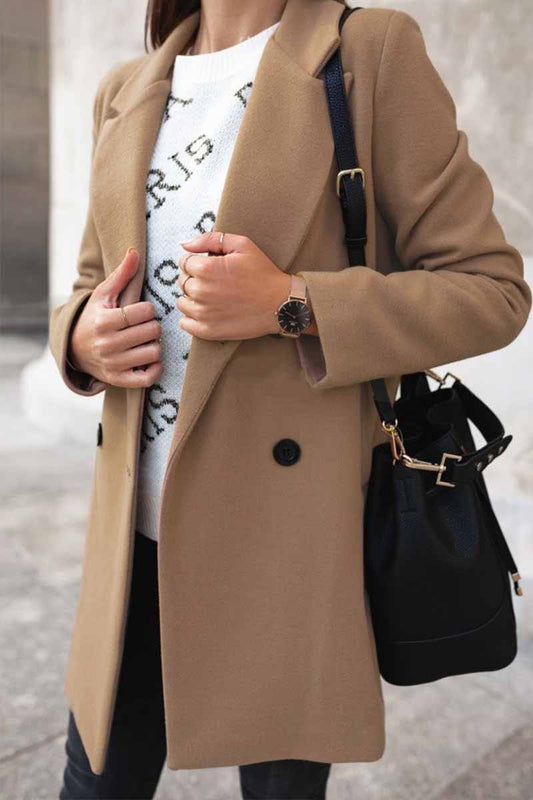 Vlovelaw Solid Color Loose Suit Coat