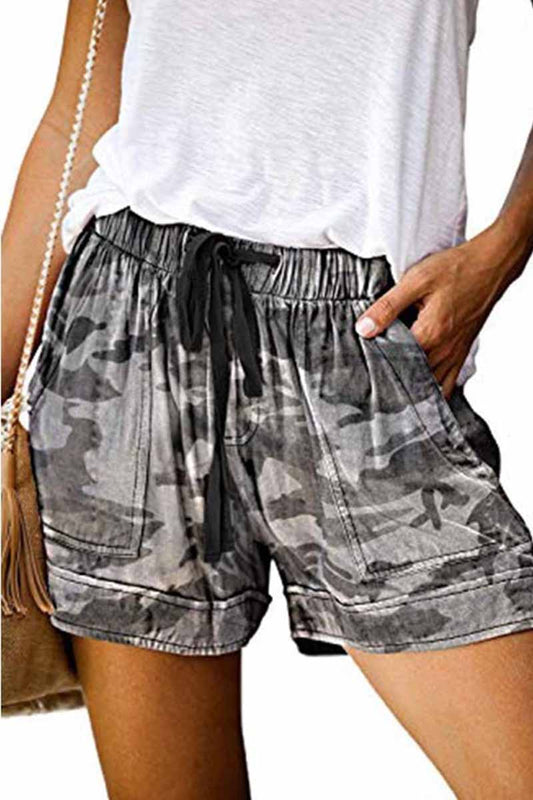 Vlovelaw Summer Loose Print Shorts