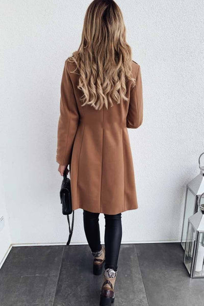 Vlovelaw Solid Color Sexy Coat With Buttons(3 Colors)