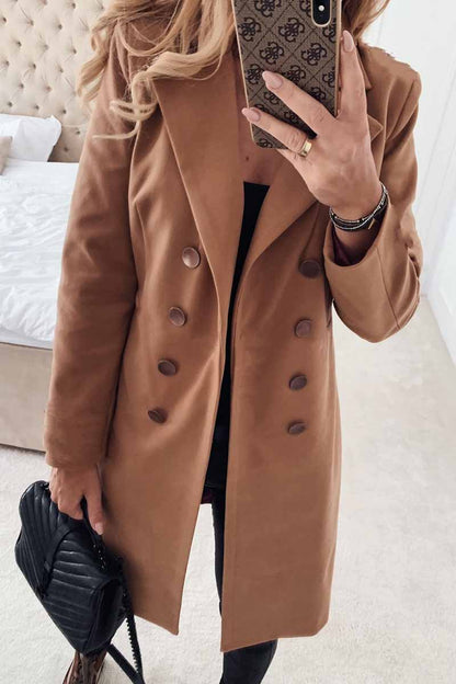 Vlovelaw Solid Color Sexy Coat With Buttons(3 Colors)